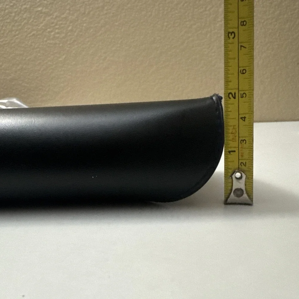 Polo Ralph Lauren Black Semi-Hard Snap Closure Eyeglasses Case